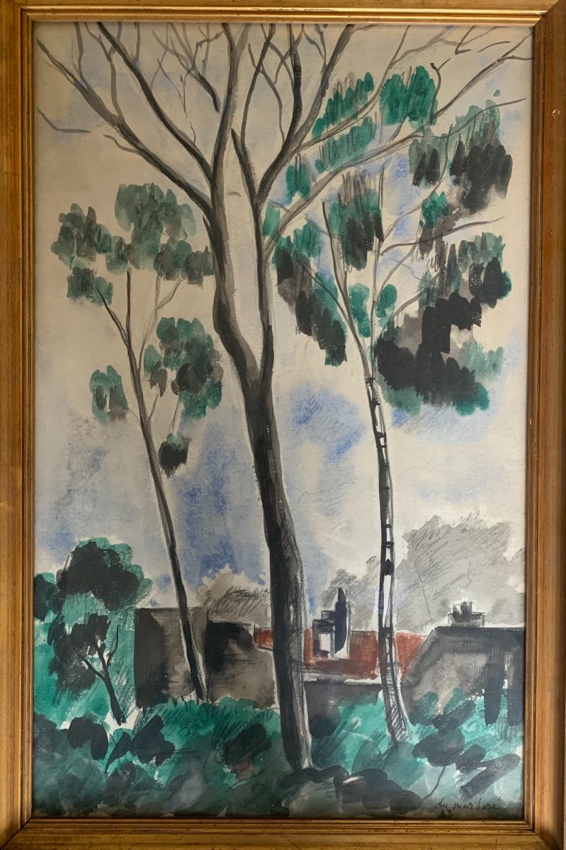 Jean Du MarborÉ (1896-1933) Paysage De 1928